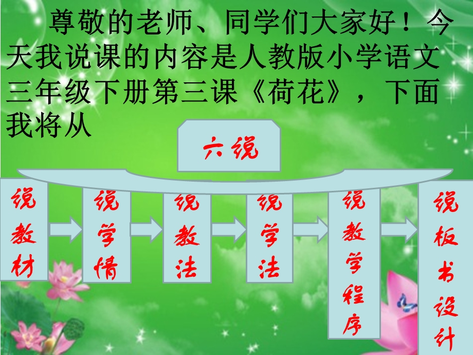 说《荷花》说课稿的PPT.ppt_第2页