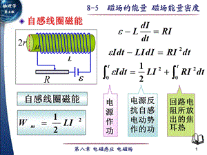 磁场的能量磁场能量密度.ppt