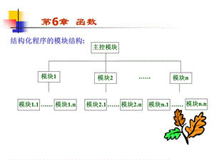 《C语言程序设计》第6章函数.ppt