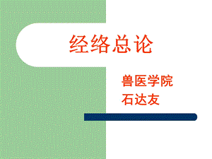 针灸基础之经络学说.ppt