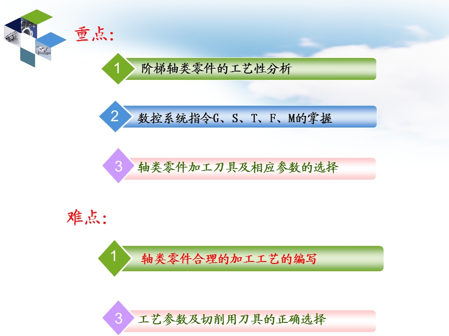 项目二阶梯轴的工艺设计、编程与加工.ppt_第3页