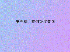 营销渠道策划.ppt