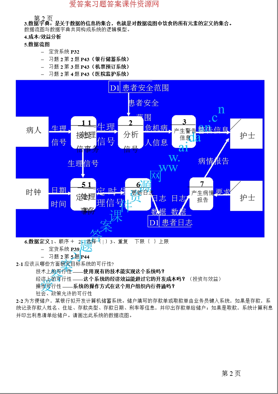 《软件工程导论》张海潘第五版清华课后答案.ppt_第2页