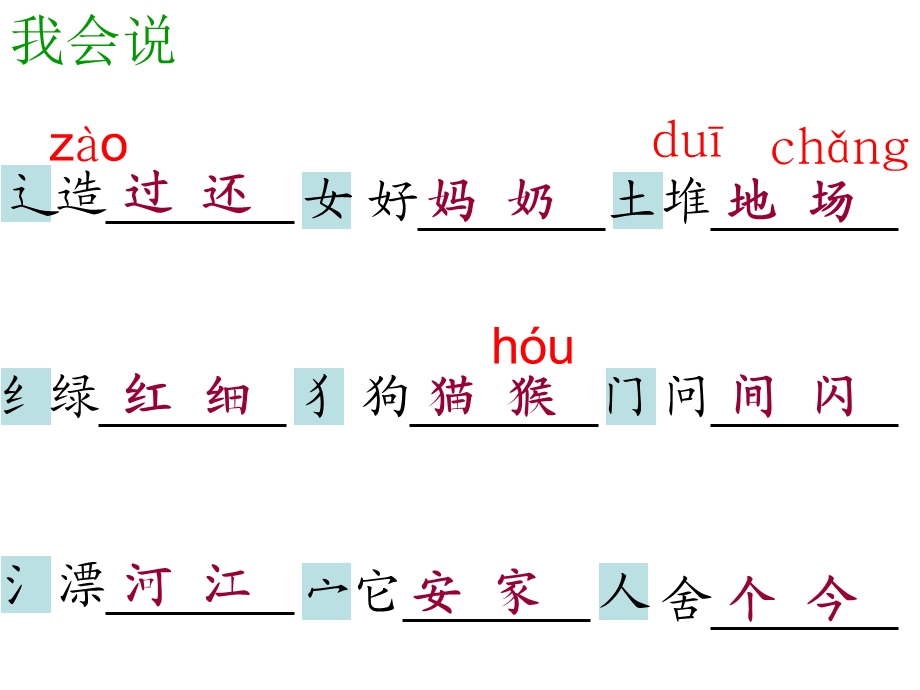 (人教版)一年级上册《语文园地六》.ppt_第3页