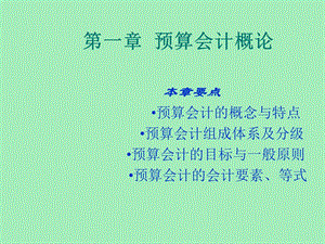 预算会计概论.ppt