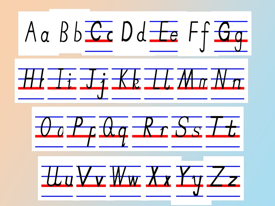 音标及音标代表性单词、字母书写格式.ppt_第2页