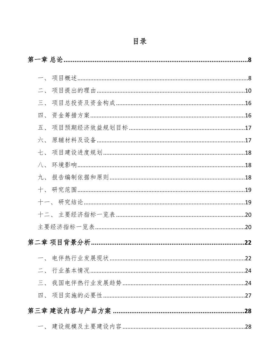 四川电伴热带项目可行性研究报告.docx_第2页