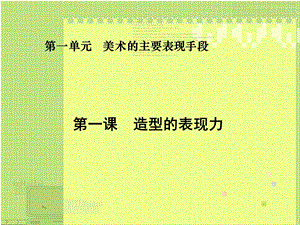 造型的表现力.ppt