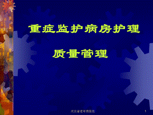 重症监护病房护理质量管理ppt课件.ppt