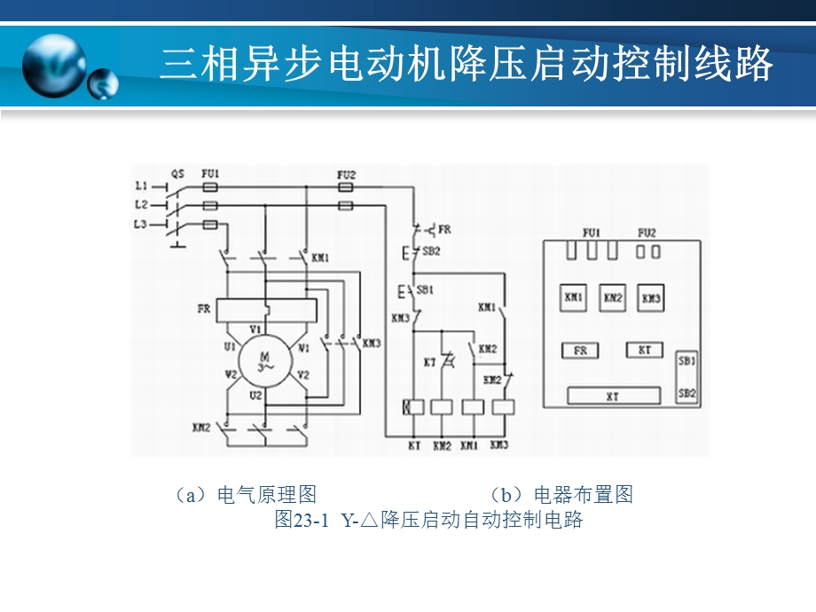 项目23三相异步电动机降压启动控制线路.ppt_第3页