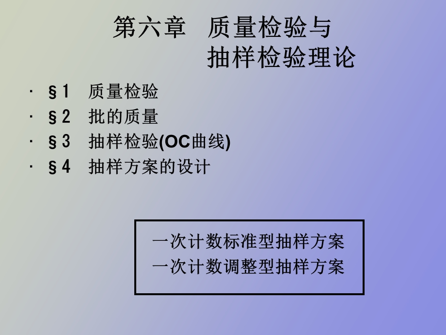 质量管理学第六章质量检验与抽样检验理论.ppt_第2页