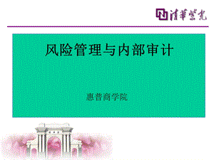 风险管理与内部审计.ppt