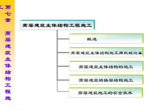 高层建筑主体结构工程施工.ppt