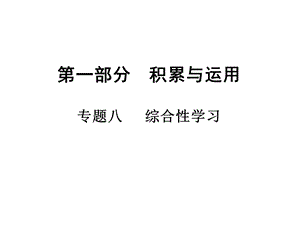 中考语文综合性学习71张.ppt