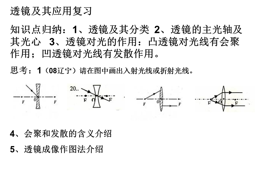 透镜及其应用复习.ppt_第1页