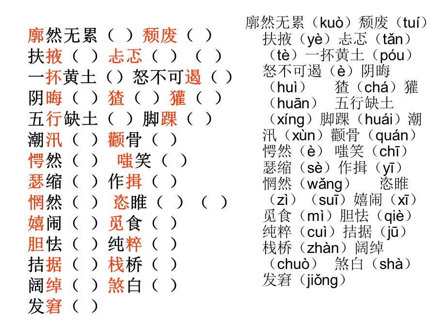 九上语文期末复习.ppt_第2页