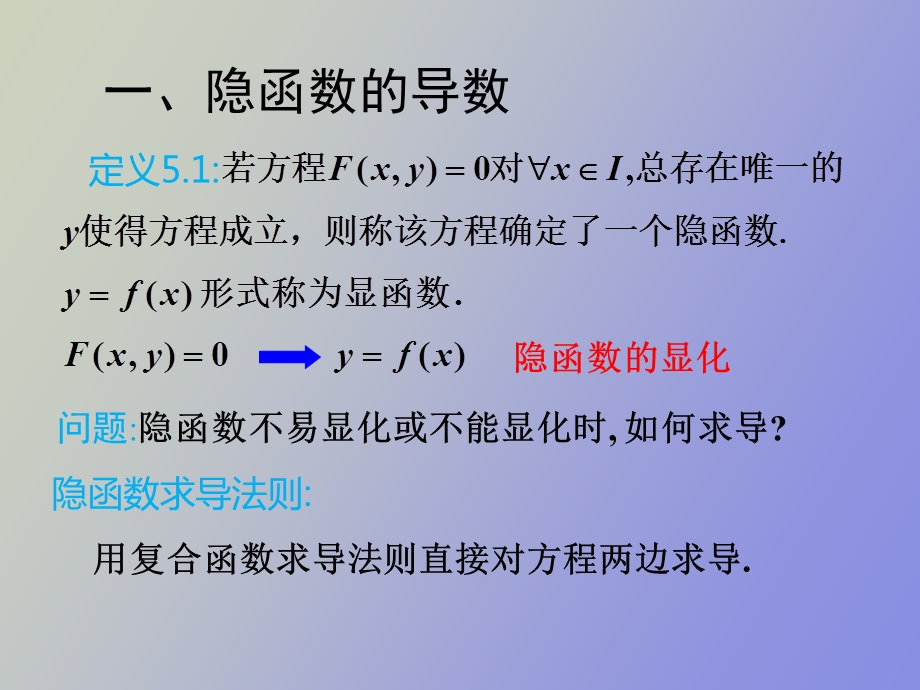 隐函数和参数方程的求导.ppt_第2页