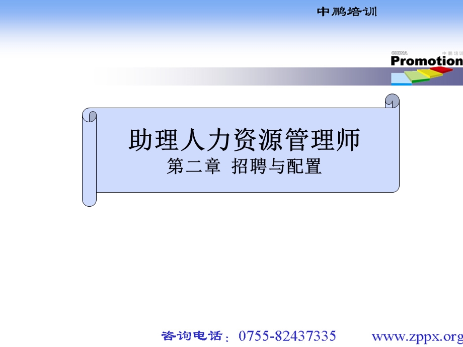 助理人力资源管理师第二部分招聘与配置课件.ppt_第1页