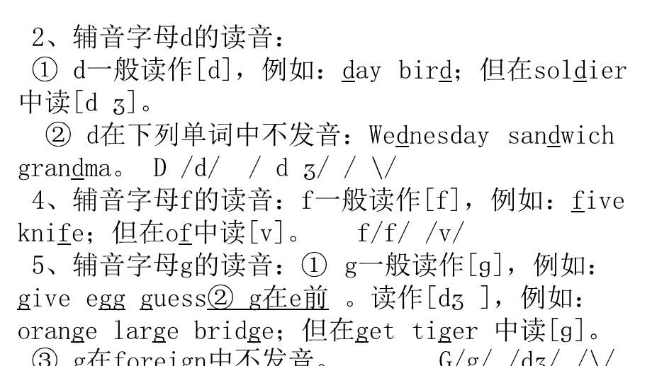 辅音和辅音字母组合发音规则.ppt_第2页