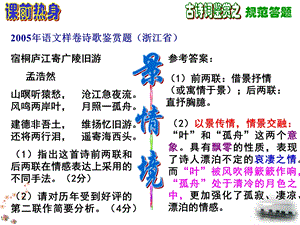 古诗文鉴赏之规范答题.ppt