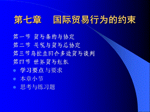 国际贸易行为的约束.ppt