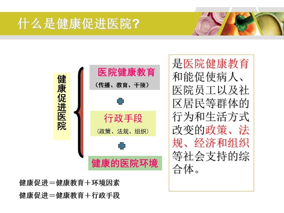 健康促进医院的建设管理与标准解读-高奕.ppt_第3页