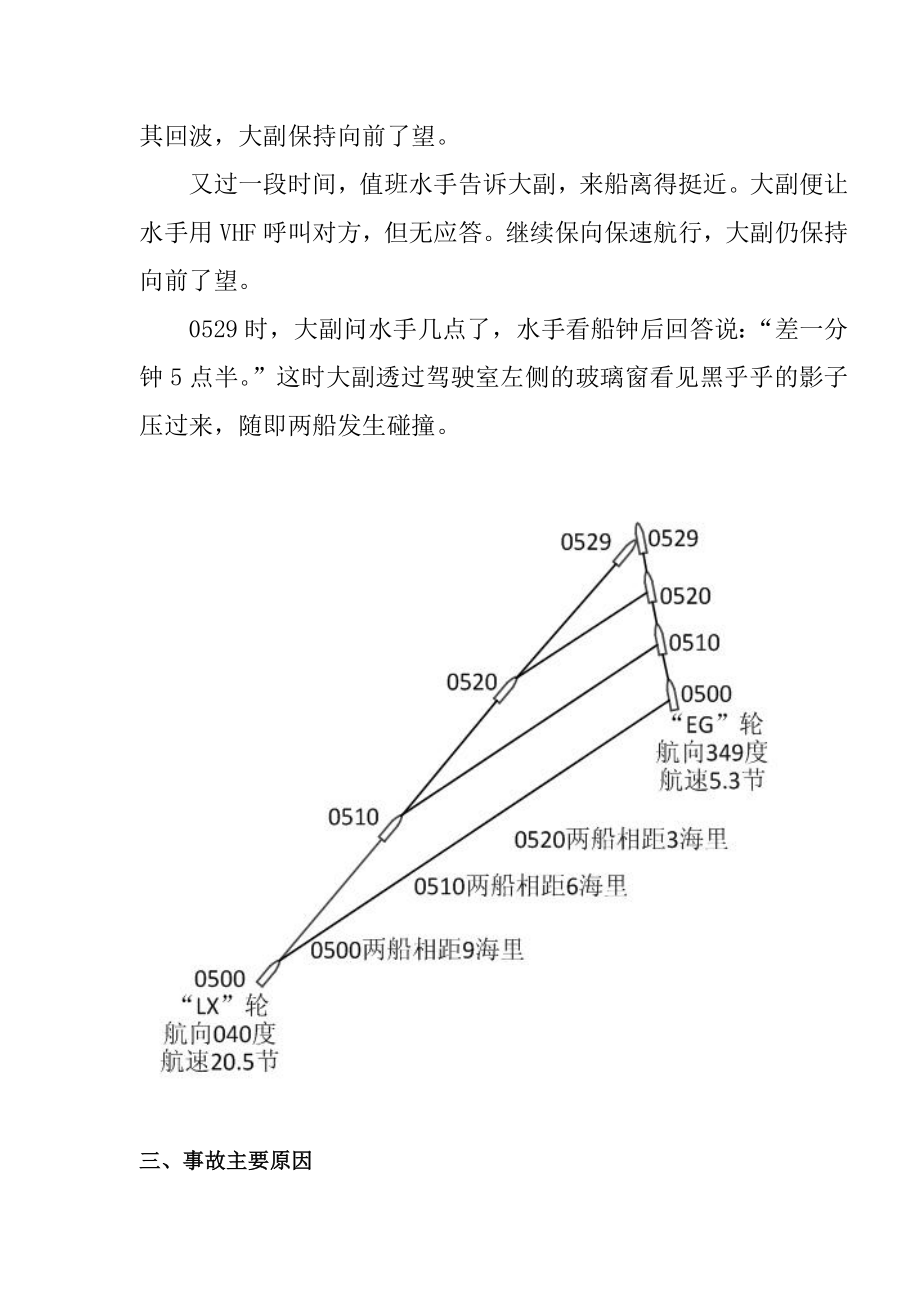 05“案例新连云港”轮与巴拿马籍“EVERGAIN”轮碰撞事故.doc_第3页