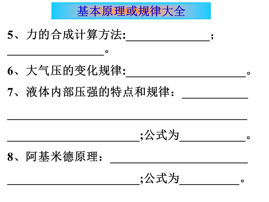 初中物理原理或规律大全.ppt_第3页