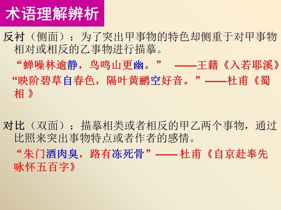 古典诗词鉴赏之表现手法.ppt_第3页