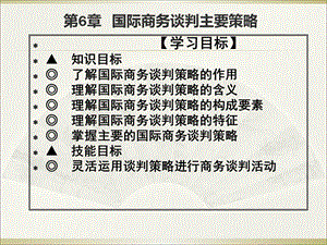 国际商务谈判主要策略.ppt