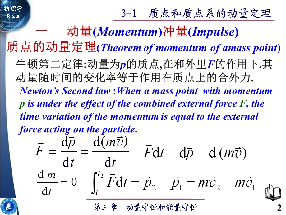 大学物理-质点和质点系的动量定理.ppt_第2页