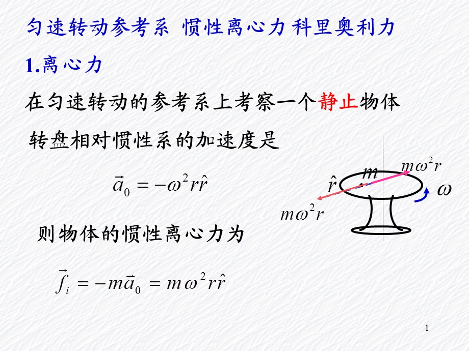 大学物理科里奥利力.ppt_第1页