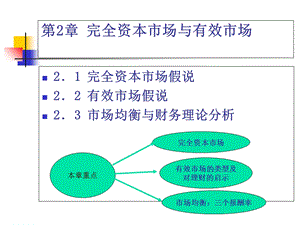 完全资本市场与有效市场.ppt