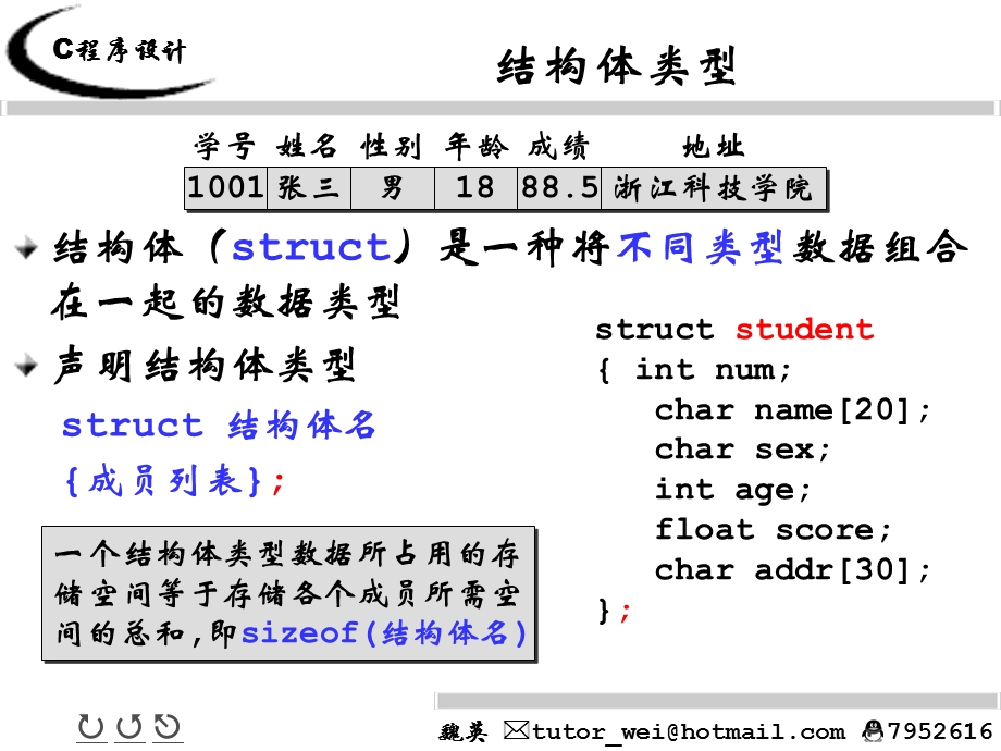 第8章结构体共用体与枚举类型.ppt_第2页