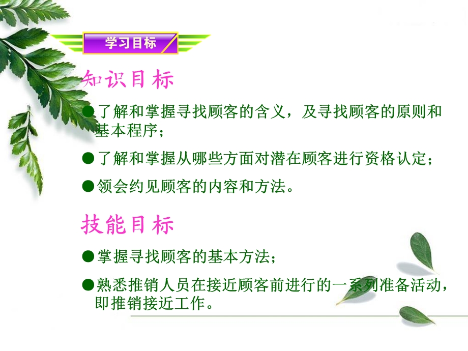 第七章顾客的寻找和接近.ppt_第2页