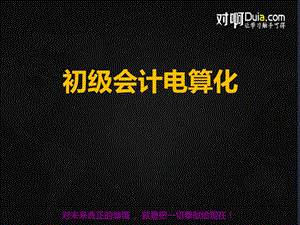 会计电算化概述、会计软件的运行环境.ppt