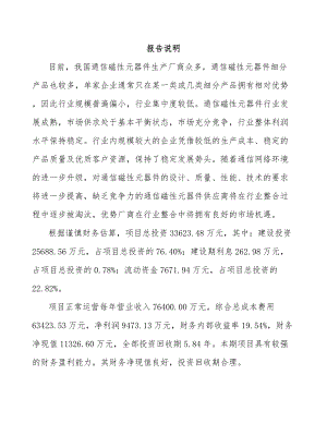 城口网络变压器项目可行性研究报告.docx