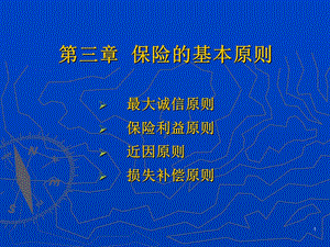 大学保险学经典授课课件第三章保险的基本.ppt