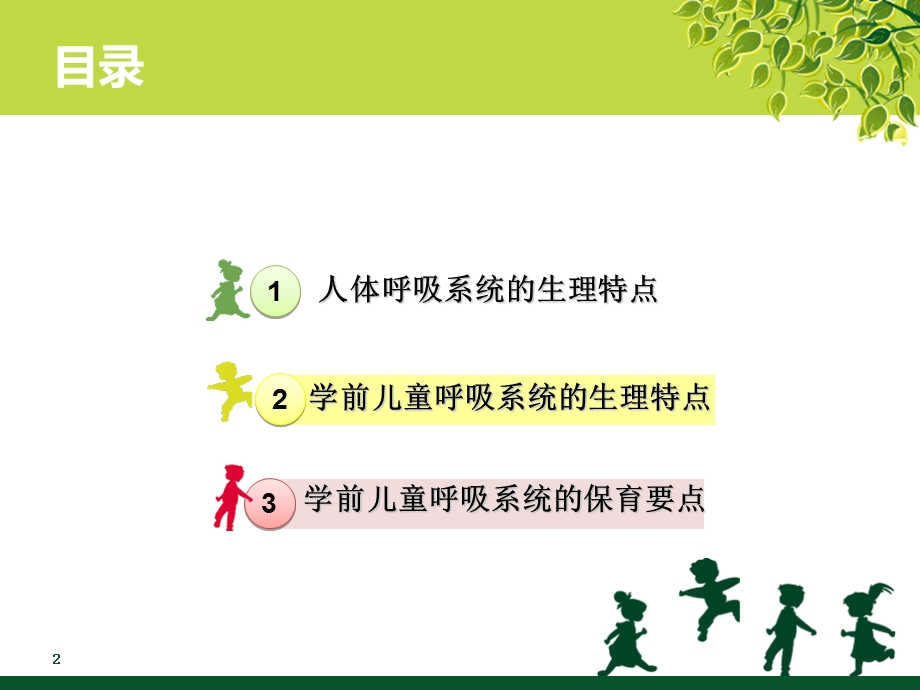 学前儿童卫生与保育第三节呼吸系统.ppt_第2页