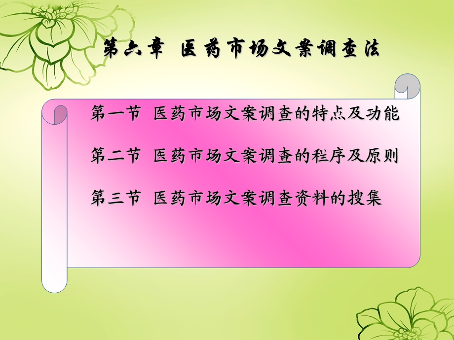 医药市场文案调查法.ppt_第1页