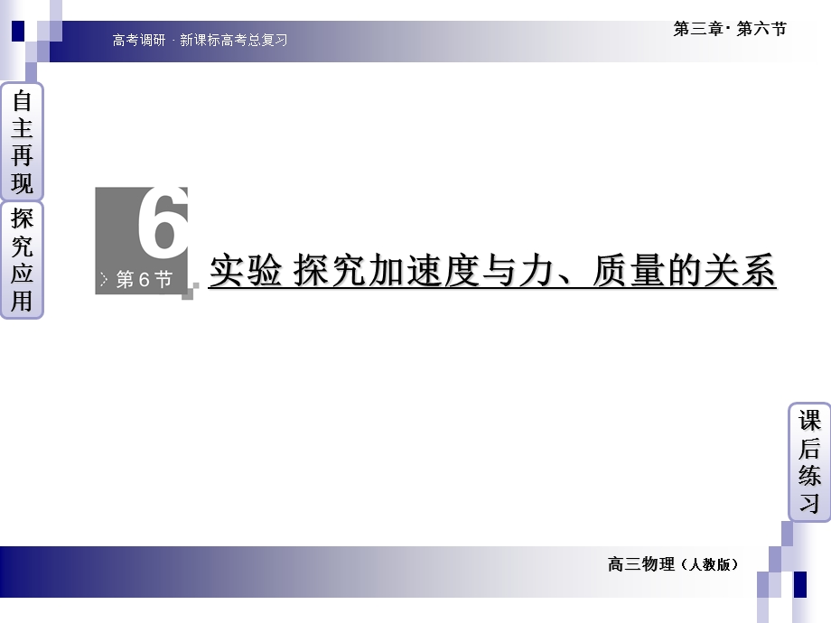 实验探究加速度与力、质量的关系.ppt_第1页