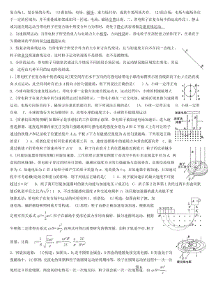 复合场1复合场的分类叠加场电场磁场重力.doc