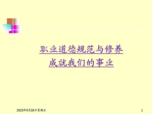 公务员职业道德规范.ppt