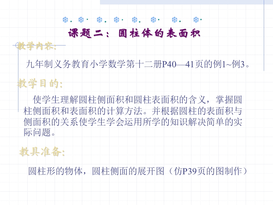 圆柱体表面积的计算.ppt_第2页