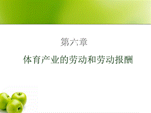 体育产业的劳动和劳动报酬.ppt