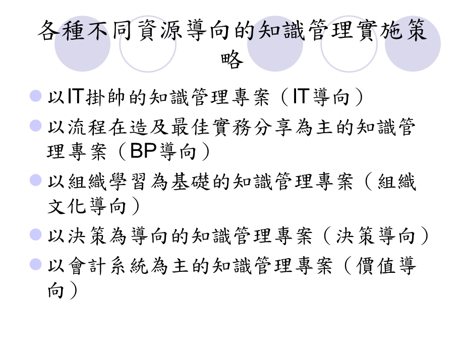 知识管理十四章节组织知识管理实施观点.ppt_第3页