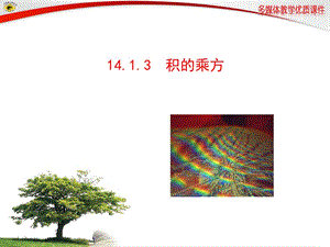 初二数学积的乘方.ppt