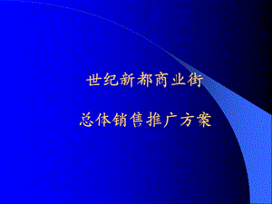 商业街总体推广方案.ppt