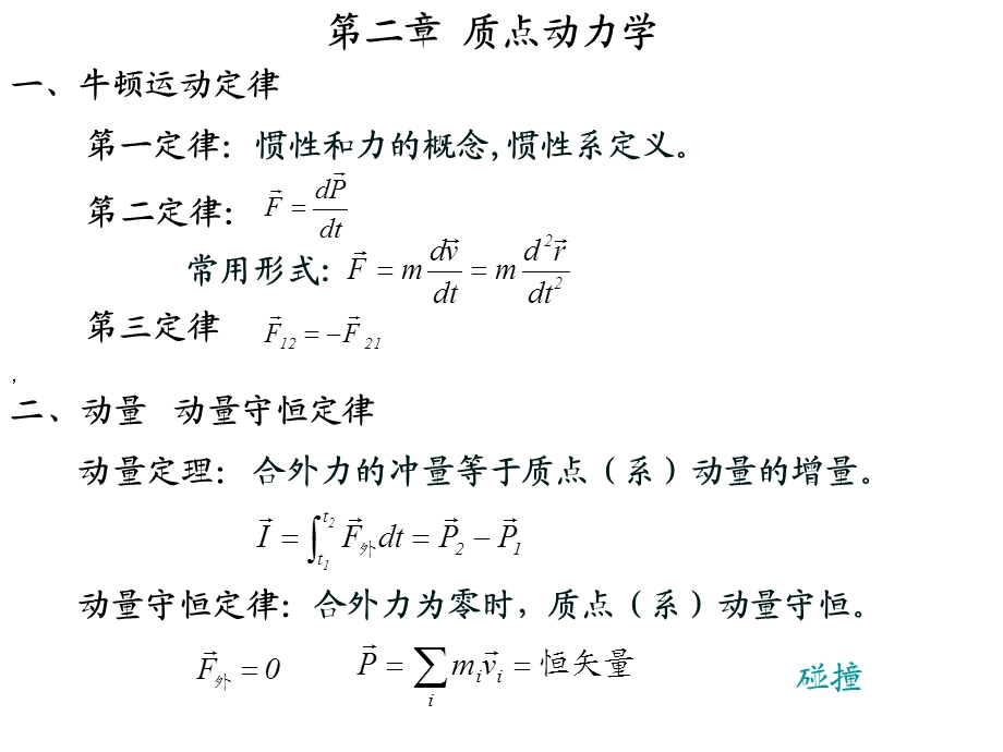 大学物理上册复习提纲.ppt_第3页