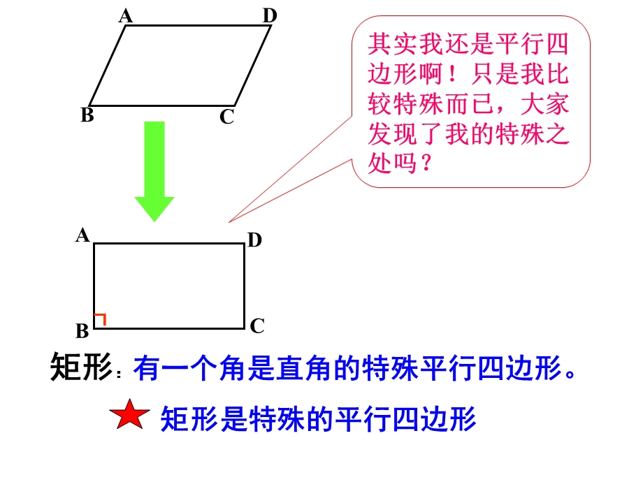 华东师大版八年级数学下19.1矩形课性质.ppt_第3页